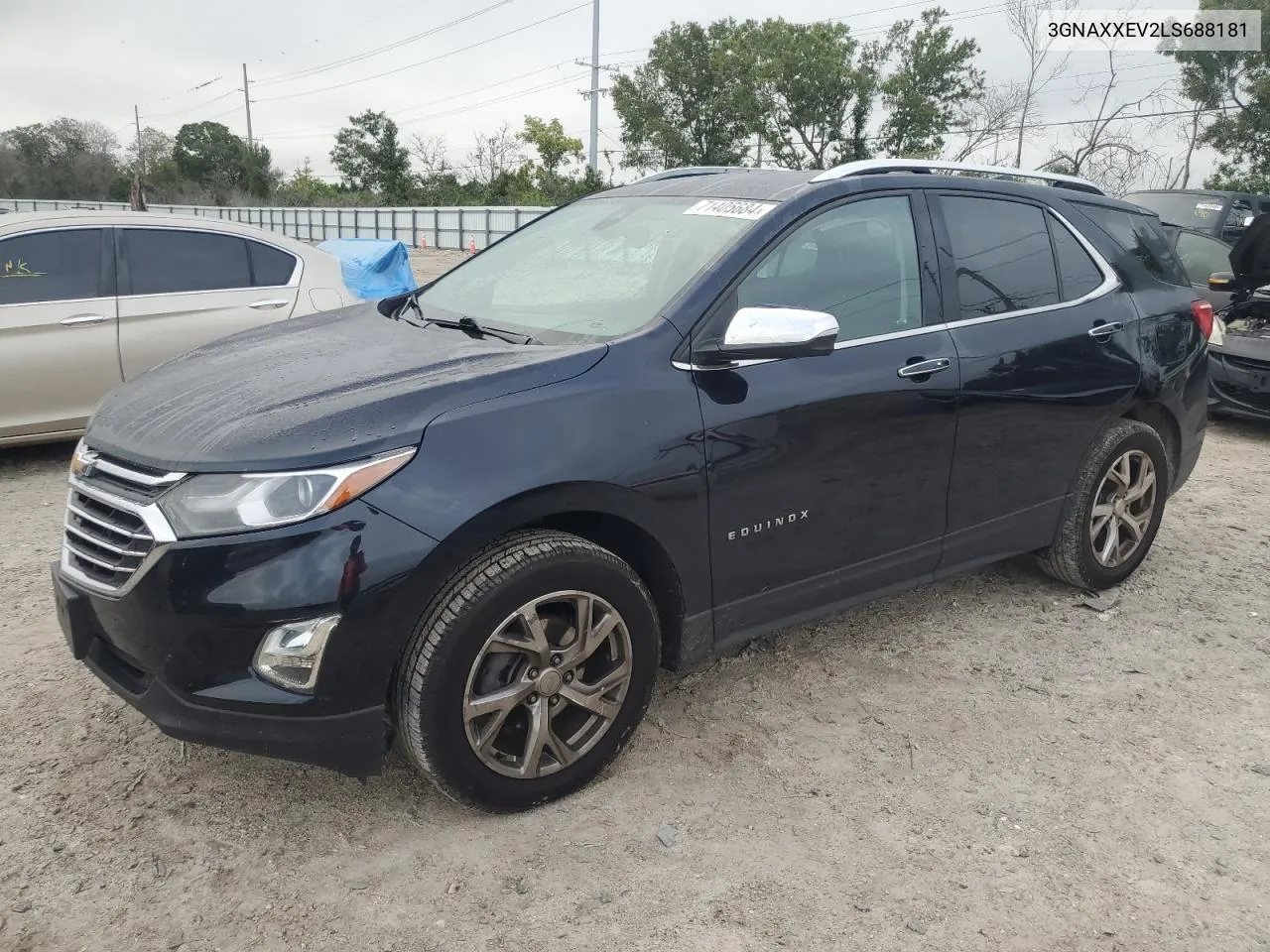 2020 Chevrolet Equinox Premier VIN: 3GNAXXEV2LS688181 Lot: 71405684