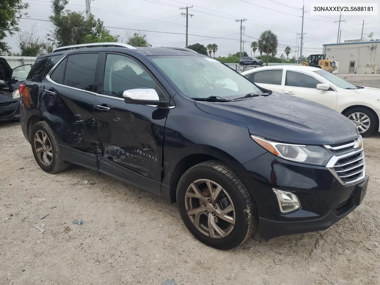 2020 Chevrolet Equinox Premier VIN: 3GNAXXEV2LS688181 Lot: 71405684