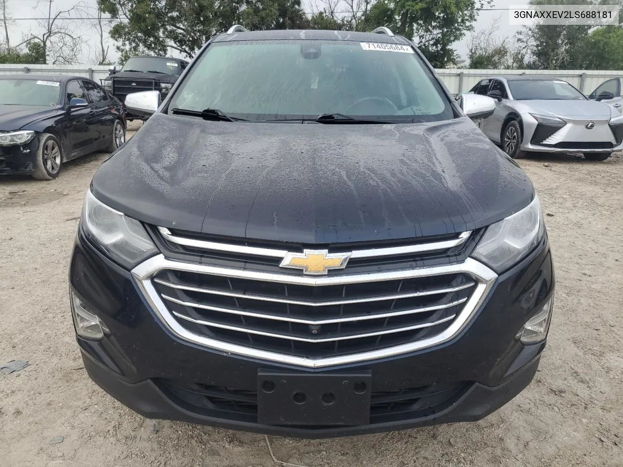 2020 Chevrolet Equinox Premier VIN: 3GNAXXEV2LS688181 Lot: 71405684