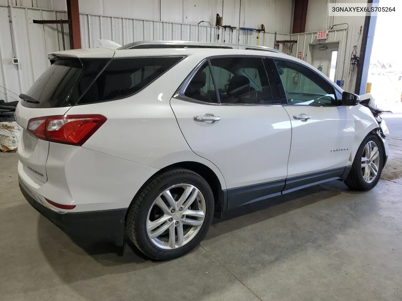 2020 Chevrolet Equinox Premier VIN: 3GNAXYEX6LS705264 Lot: 71425754