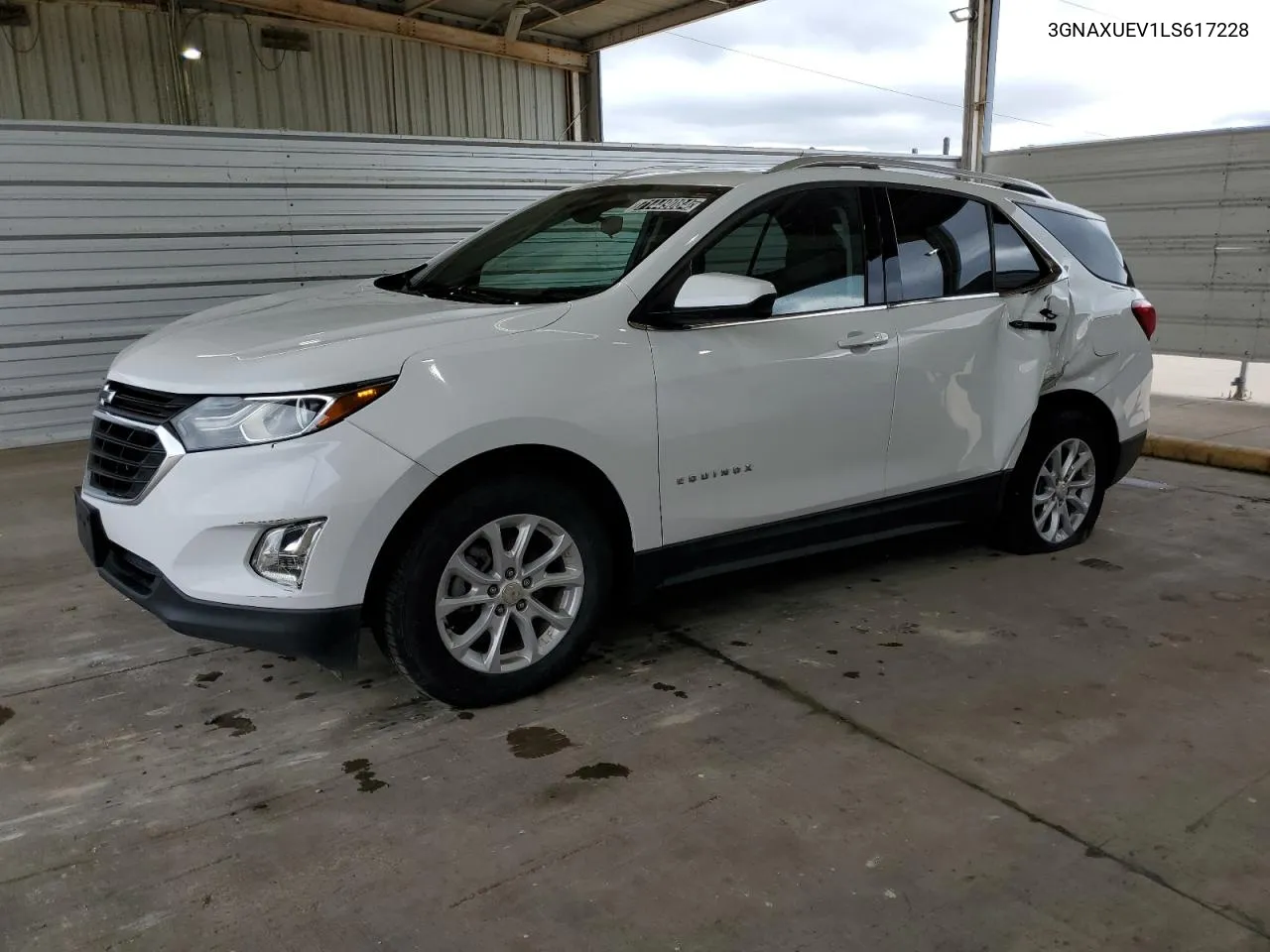 2020 Chevrolet Equinox Lt VIN: 3GNAXUEV1LS617228 Lot: 71449084