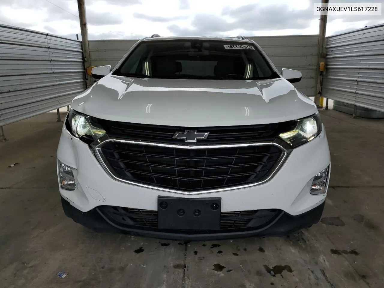 2020 Chevrolet Equinox Lt VIN: 3GNAXUEV1LS617228 Lot: 71449084