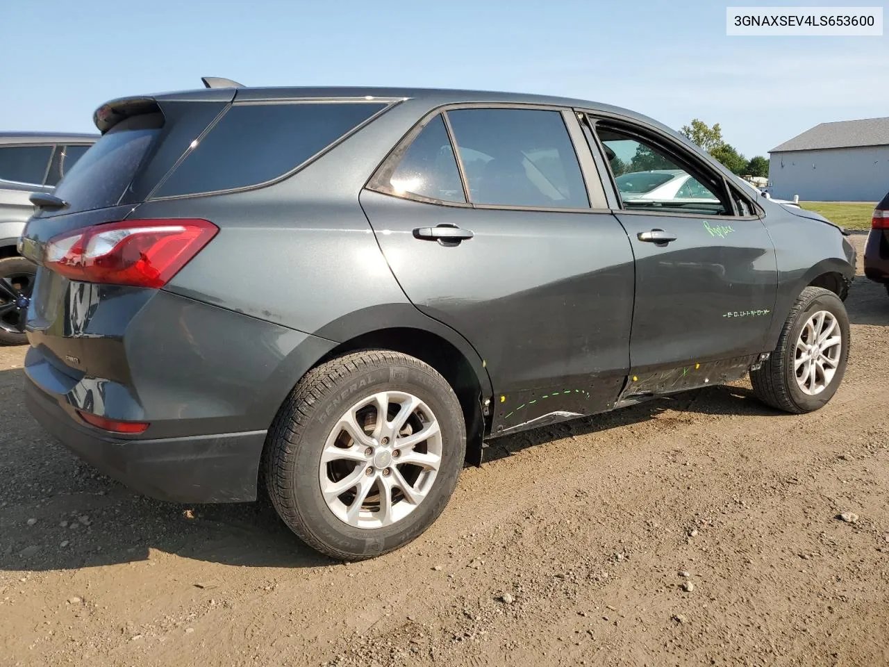 2020 Chevrolet Equinox Ls VIN: 3GNAXSEV4LS653600 Lot: 71487474