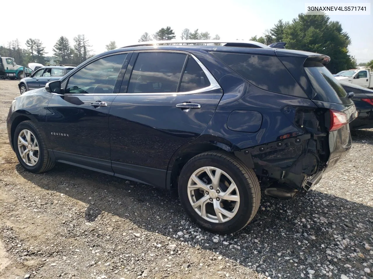 2020 Chevrolet Equinox Premier VIN: 3GNAXNEV4LS571741 Lot: 71520524