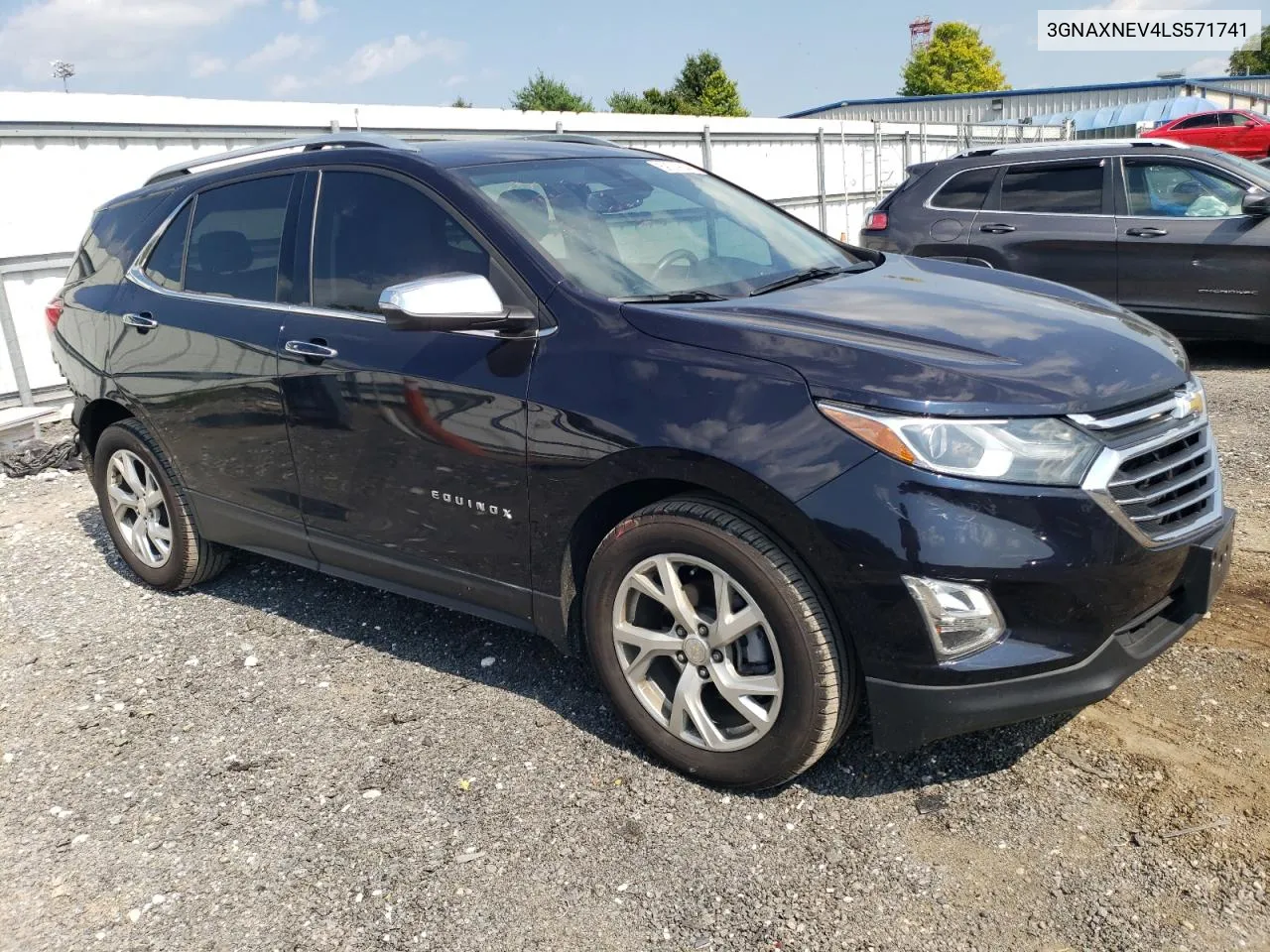 2020 Chevrolet Equinox Premier VIN: 3GNAXNEV4LS571741 Lot: 71520524