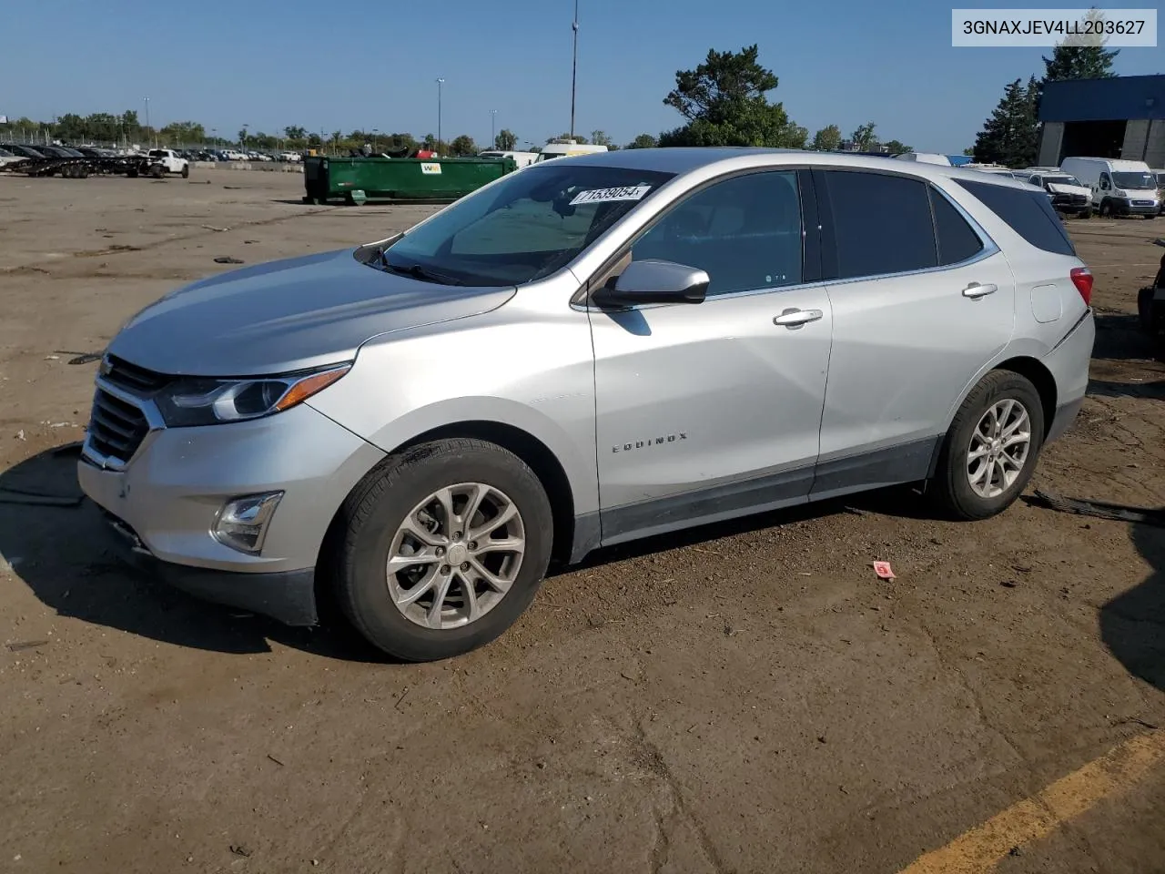 2020 Chevrolet Equinox Lt VIN: 3GNAXJEV4LL203627 Lot: 71539054