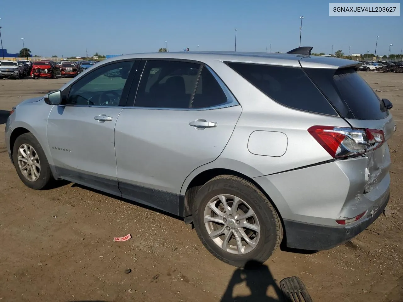 2020 Chevrolet Equinox Lt VIN: 3GNAXJEV4LL203627 Lot: 71539054