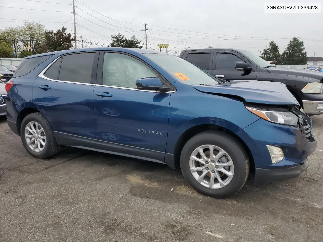 2020 Chevrolet Equinox Lt VIN: 3GNAXUEV7LL339428 Lot: 71630984