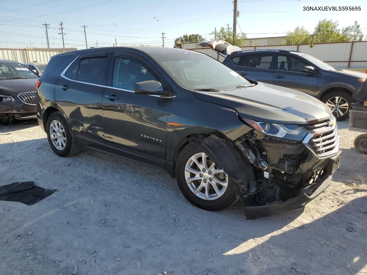 2020 Chevrolet Equinox Lt VIN: 3GNAXUEV8LS595695 Lot: 71682304