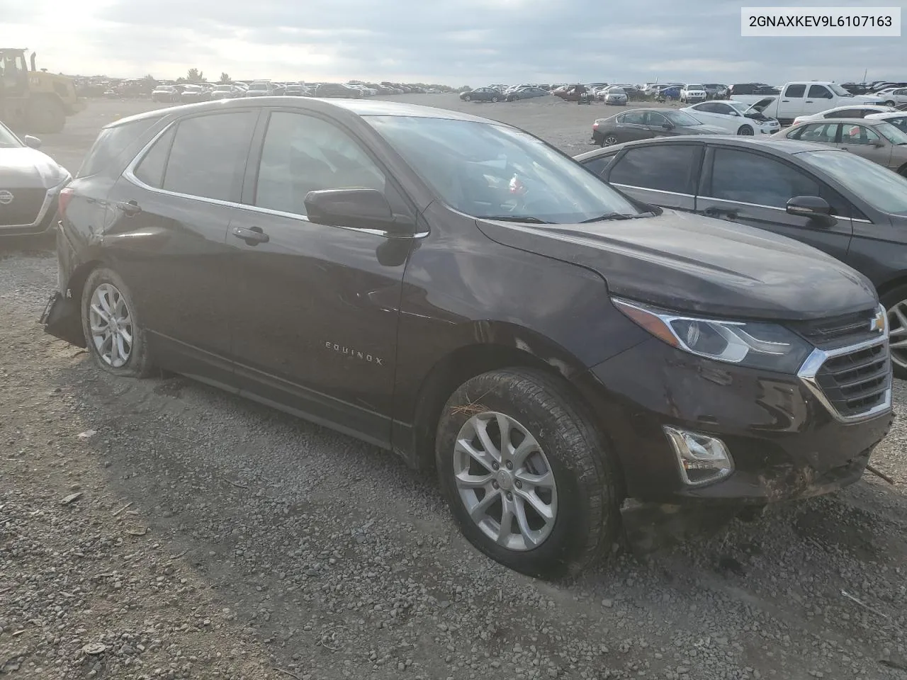 2020 Chevrolet Equinox Lt VIN: 2GNAXKEV9L6107163 Lot: 71809364