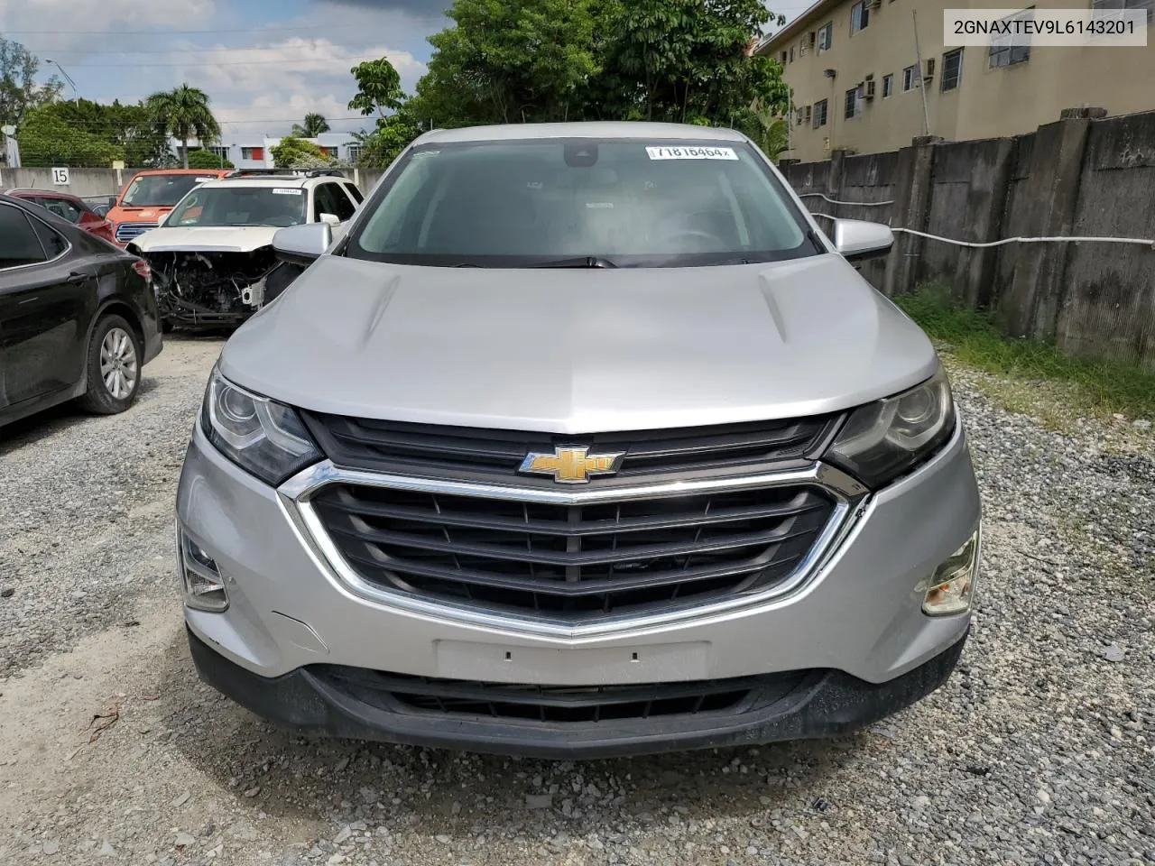 2020 Chevrolet Equinox Lt VIN: 2GNAXTEV9L6143201 Lot: 71816464