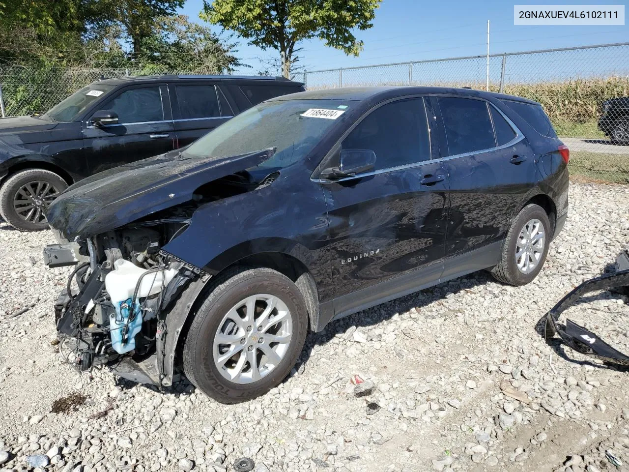 2020 Chevrolet Equinox Lt VIN: 2GNAXUEV4L6102111 Lot: 71864404