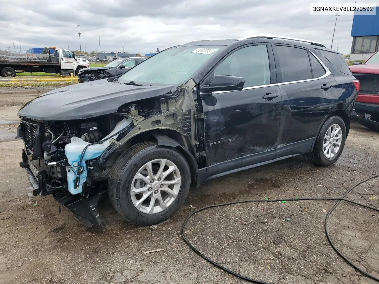 2020 Chevrolet Equinox Lt VIN: 3GNAXKEV8LL270592 Lot: 71897093