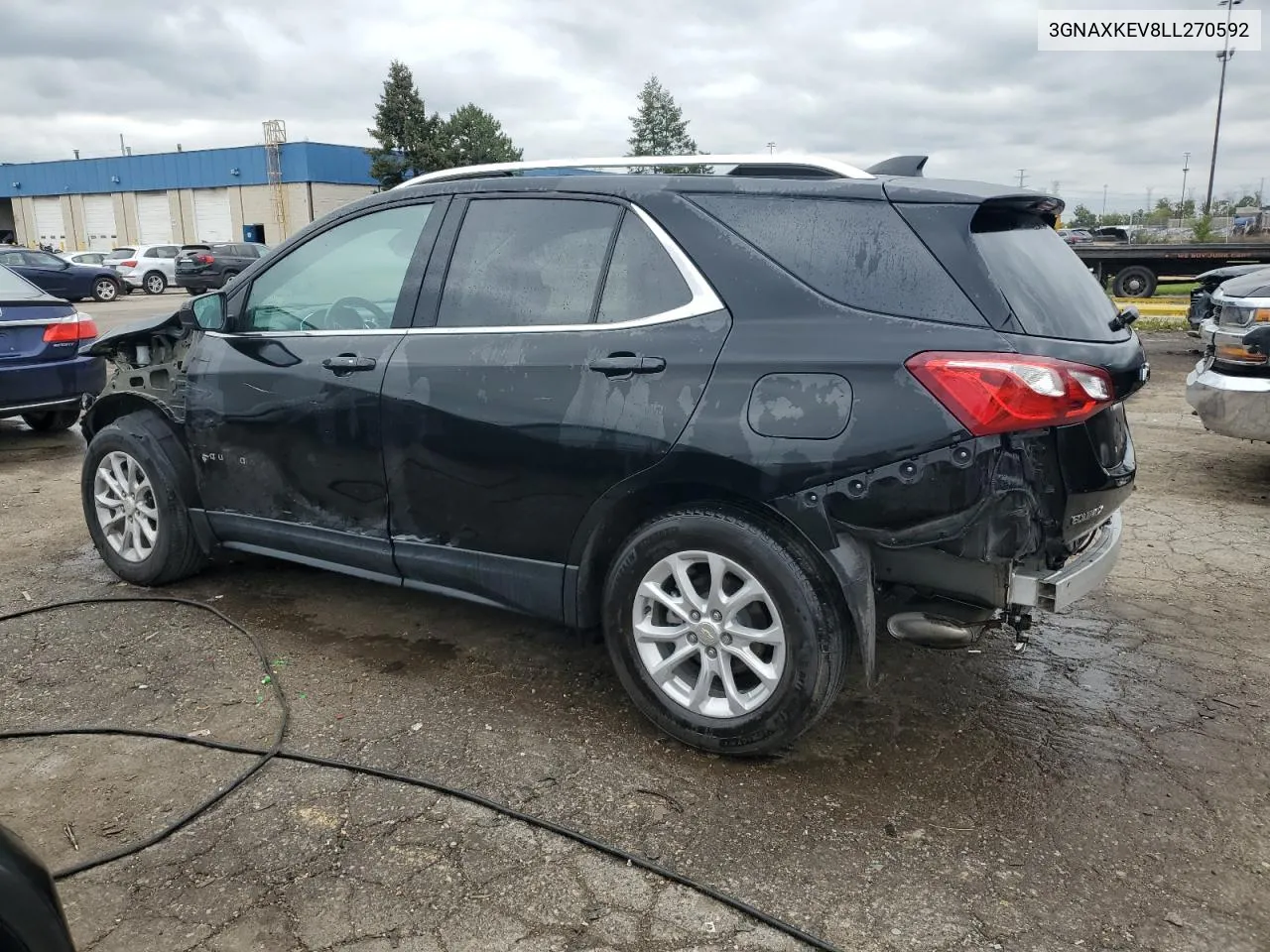 2020 Chevrolet Equinox Lt VIN: 3GNAXKEV8LL270592 Lot: 71897093