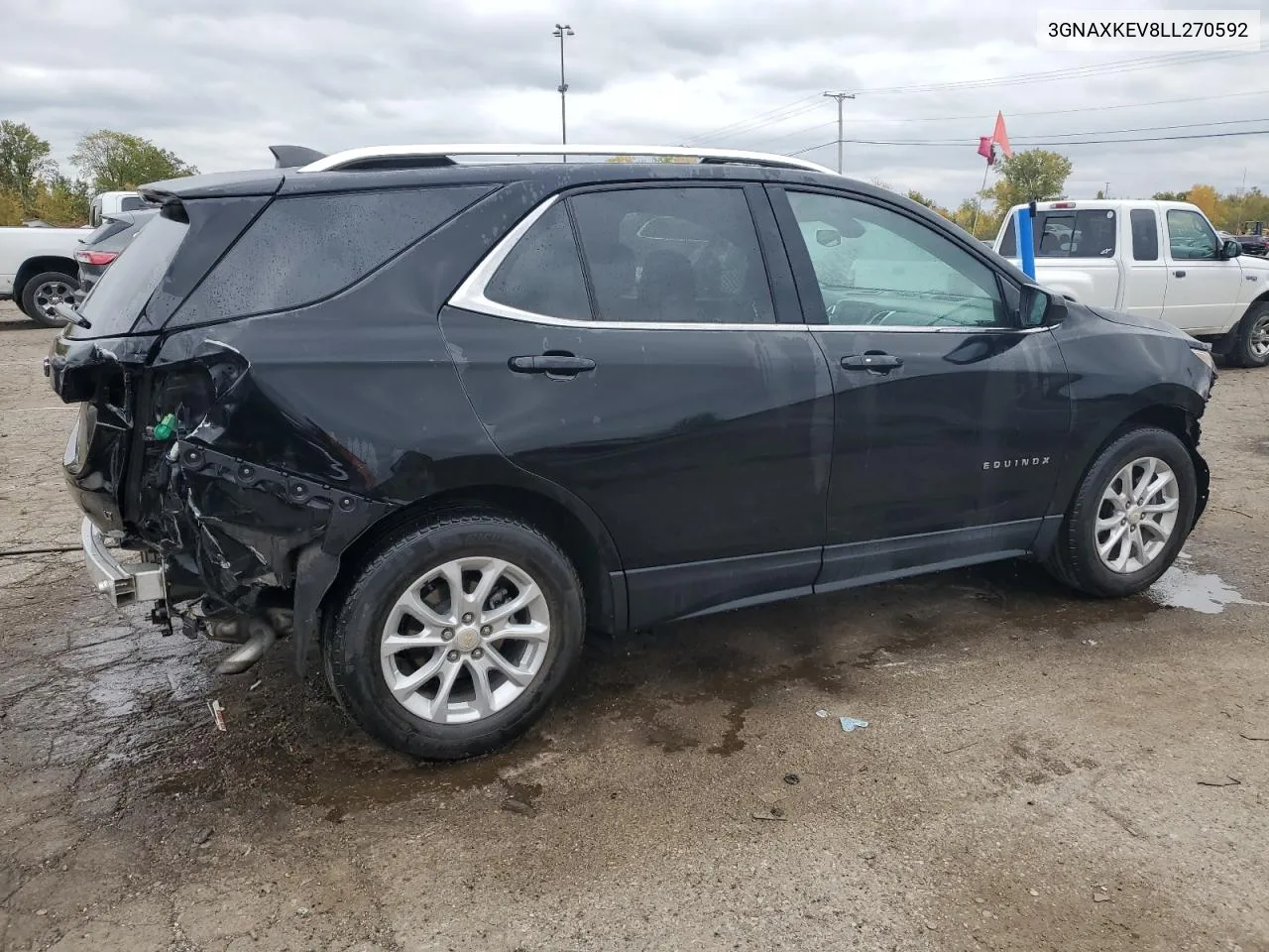 2020 Chevrolet Equinox Lt VIN: 3GNAXKEV8LL270592 Lot: 71897093