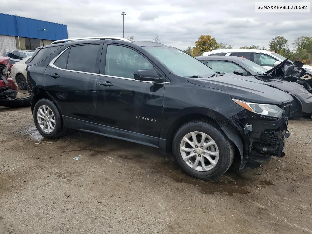 2020 Chevrolet Equinox Lt VIN: 3GNAXKEV8LL270592 Lot: 71897093