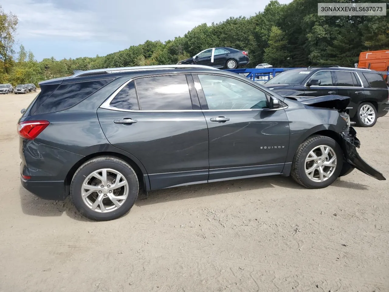 2020 Chevrolet Equinox Premier VIN: 3GNAXXEV8LS637073 Lot: 71919104