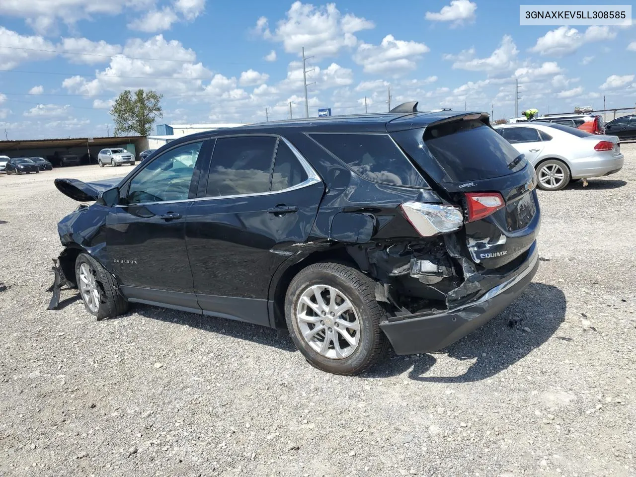 2020 Chevrolet Equinox Lt VIN: 3GNAXKEV5LL308585 Lot: 71947584