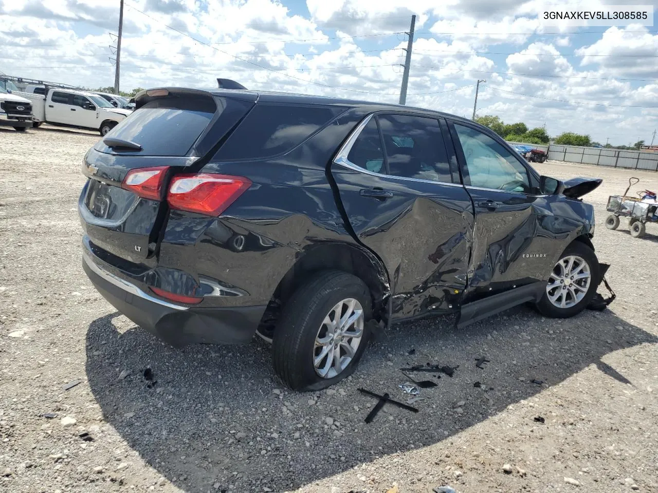 2020 Chevrolet Equinox Lt VIN: 3GNAXKEV5LL308585 Lot: 71947584