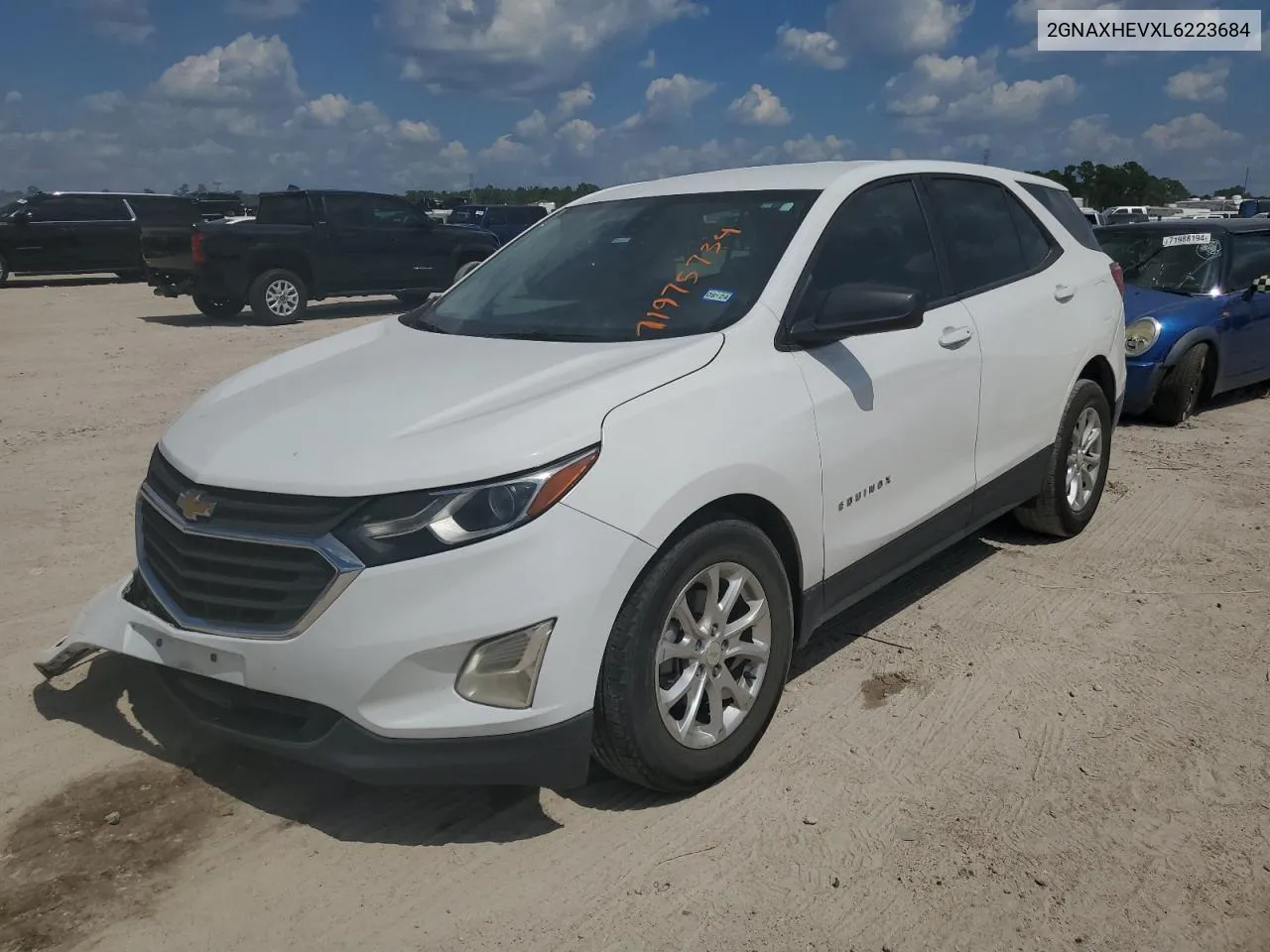 2020 Chevrolet Equinox Ls VIN: 2GNAXHEVXL6223684 Lot: 71975734