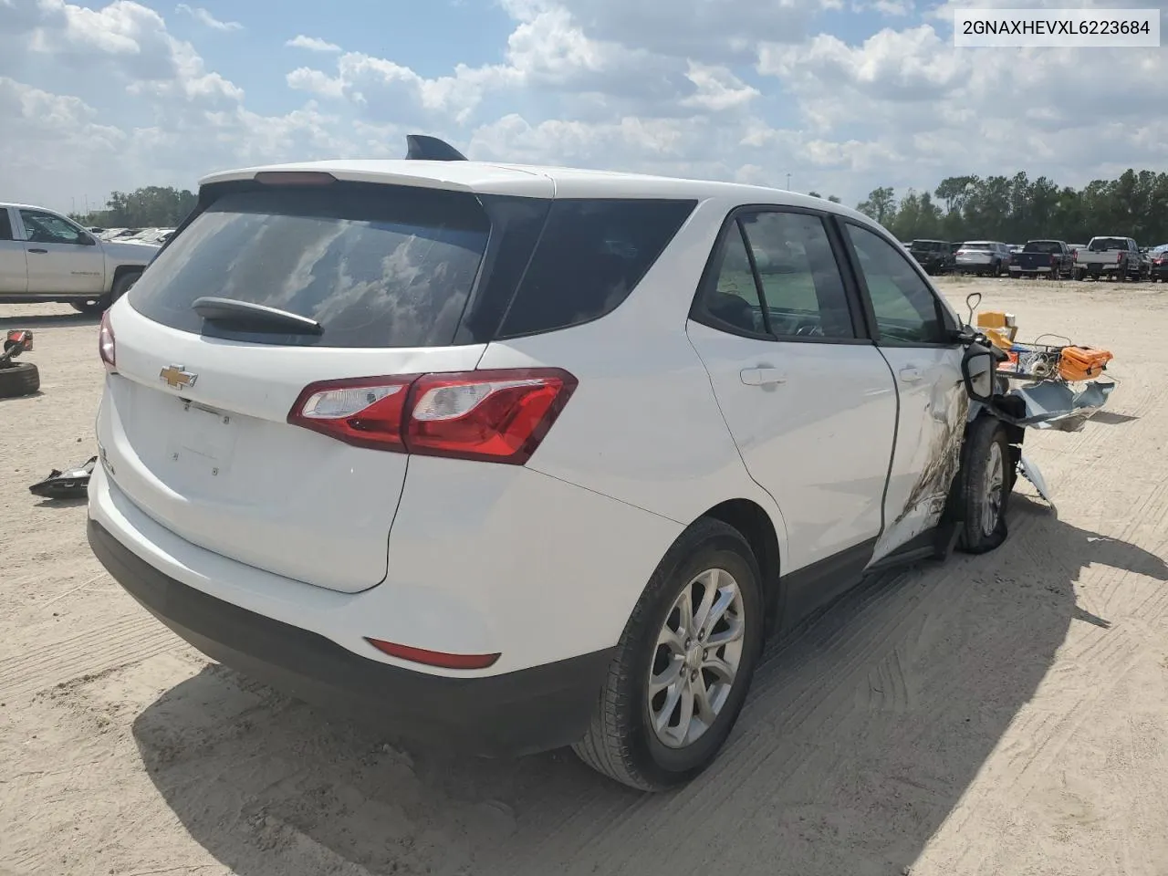 2020 Chevrolet Equinox Ls VIN: 2GNAXHEVXL6223684 Lot: 71975734