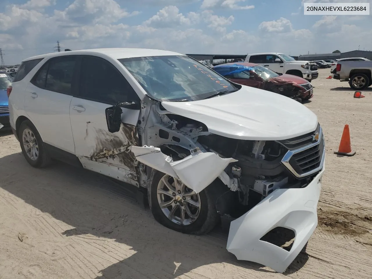 2020 Chevrolet Equinox Ls VIN: 2GNAXHEVXL6223684 Lot: 71975734