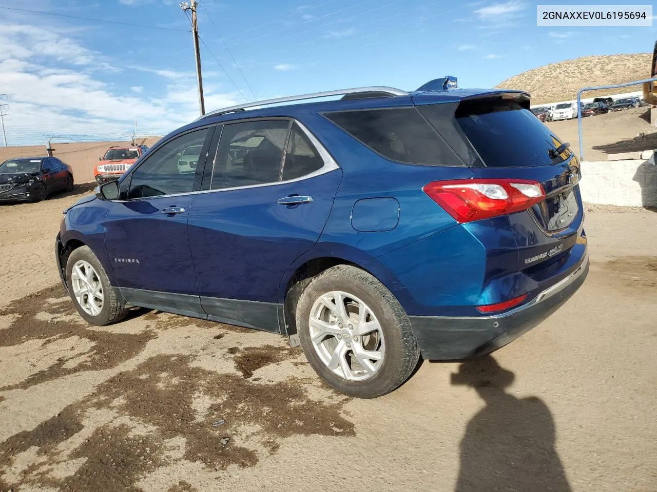 2020 Chevrolet Equinox Premier VIN: 2GNAXXEV0L6195694 Lot: 72029434