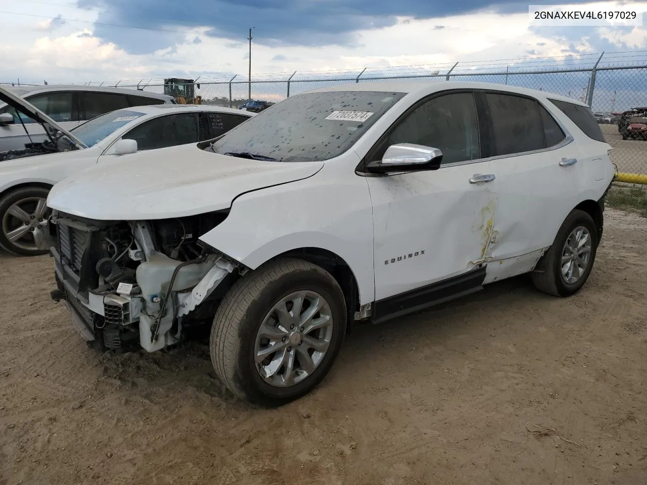 2020 Chevrolet Equinox Lt VIN: 2GNAXKEV4L6197029 Lot: 72037574