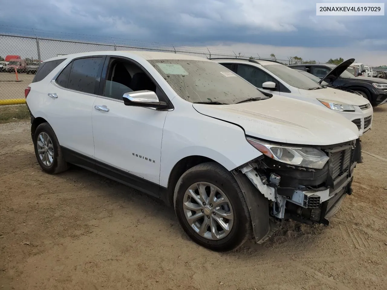 2020 Chevrolet Equinox Lt VIN: 2GNAXKEV4L6197029 Lot: 72037574