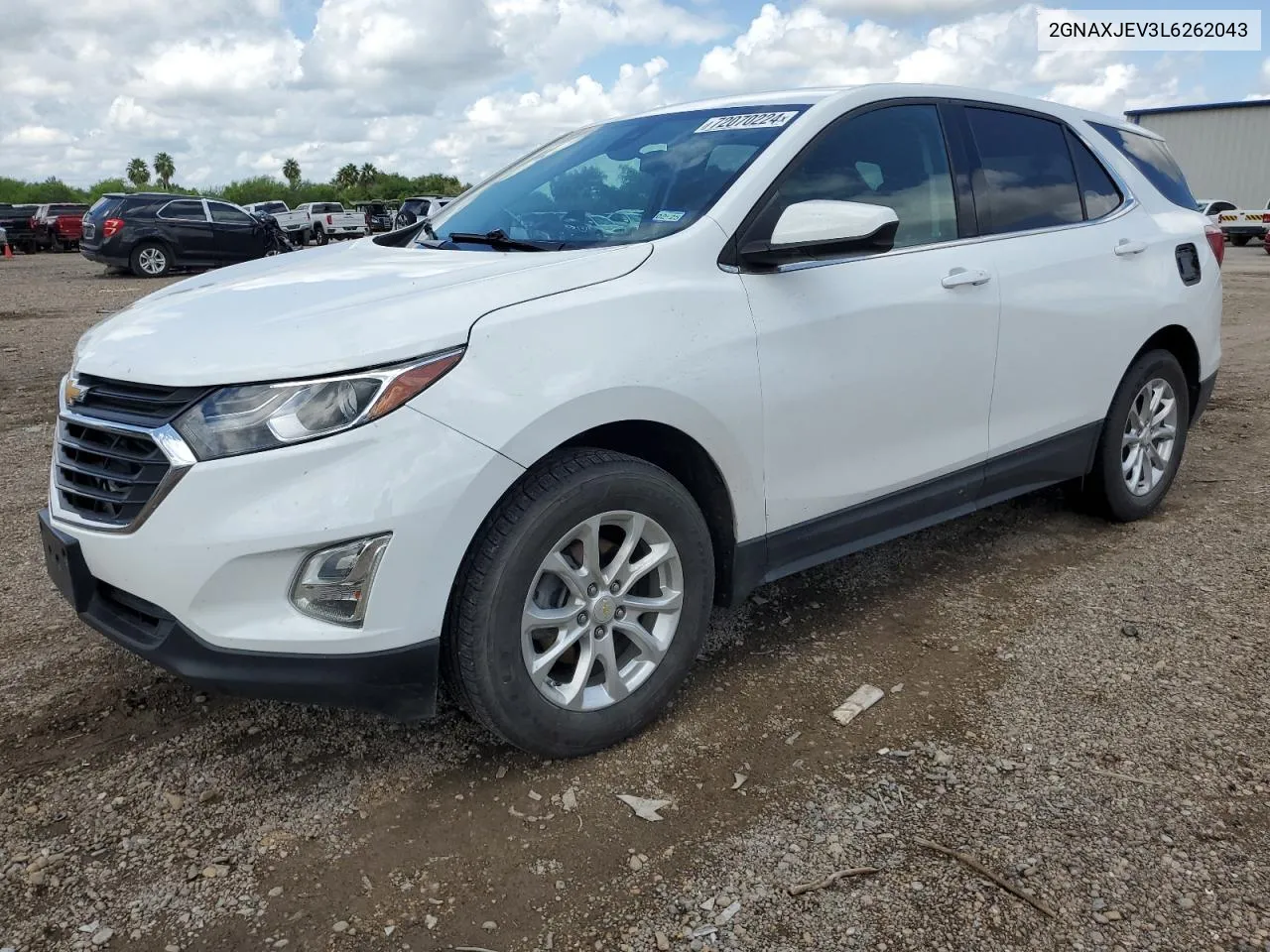 2020 Chevrolet Equinox Lt VIN: 2GNAXJEV3L6262043 Lot: 72070224