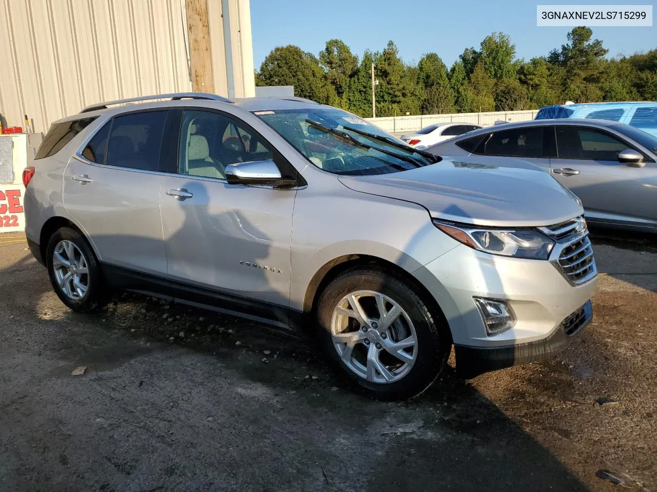 2020 Chevrolet Equinox Premier VIN: 3GNAXNEV2LS715299 Lot: 72089774