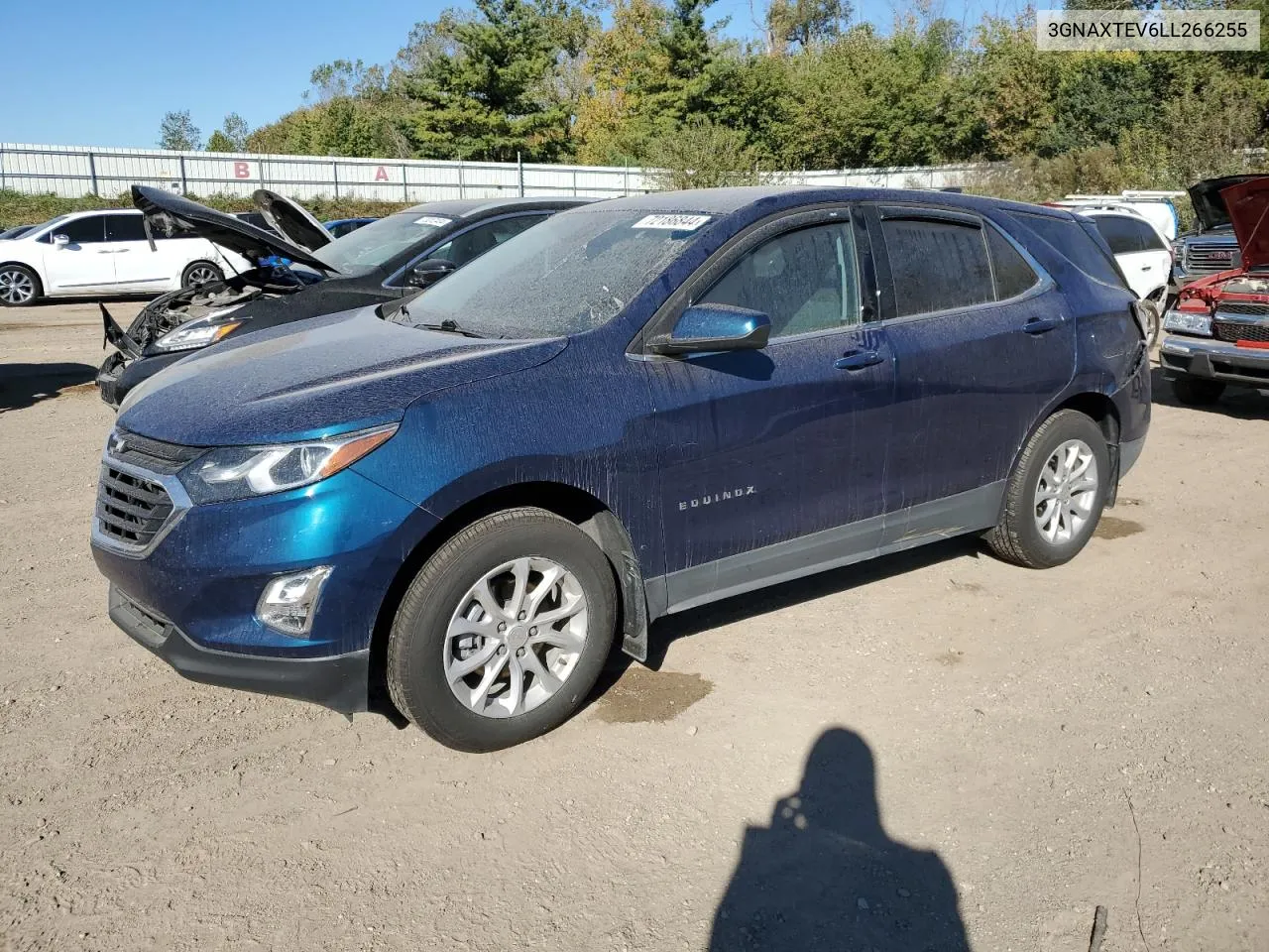 2020 Chevrolet Equinox Lt VIN: 3GNAXTEV6LL266255 Lot: 72186844