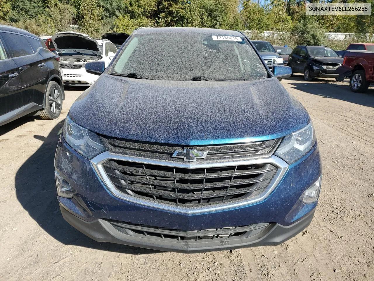 2020 Chevrolet Equinox Lt VIN: 3GNAXTEV6LL266255 Lot: 72186844