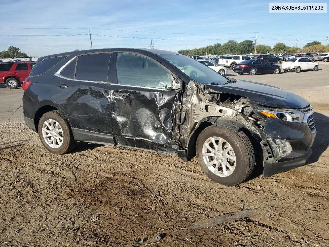 2020 Chevrolet Equinox Lt VIN: 2GNAXJEV8L6119203 Lot: 72234264