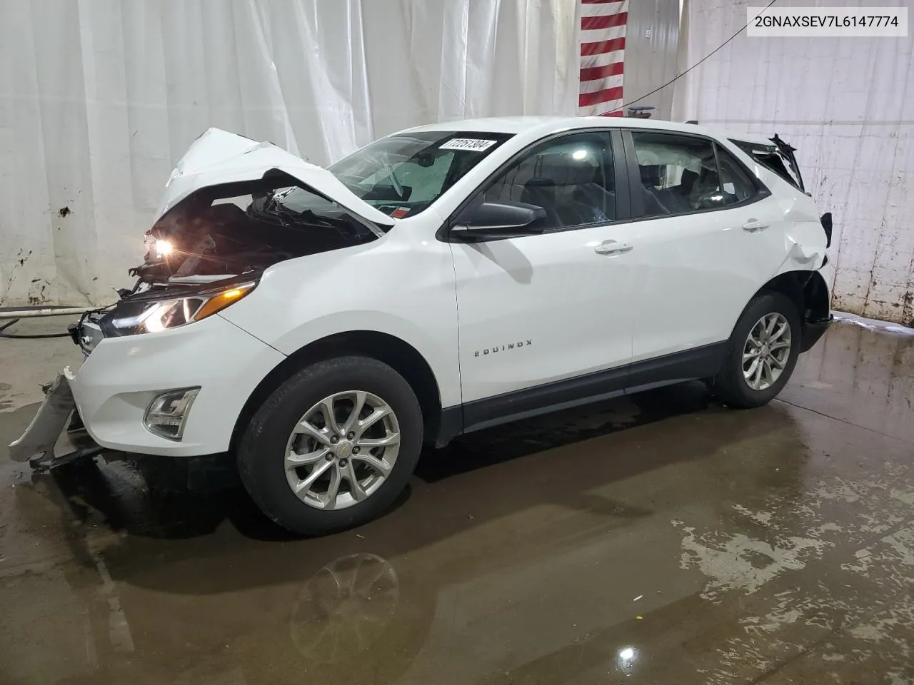 2020 Chevrolet Equinox Ls VIN: 2GNAXSEV7L6147774 Lot: 72251304