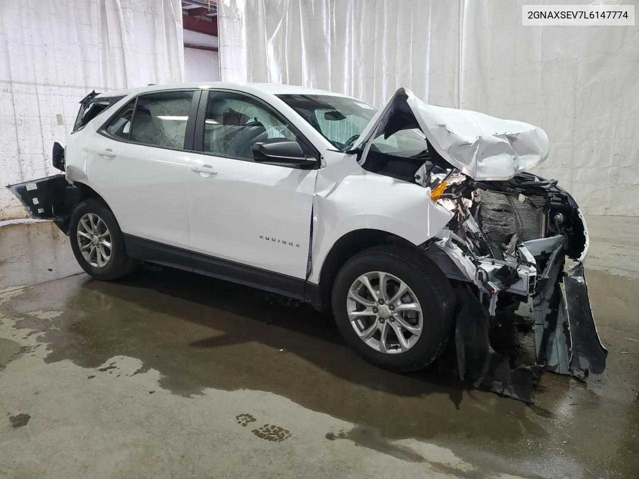 2020 Chevrolet Equinox Ls VIN: 2GNAXSEV7L6147774 Lot: 72251304