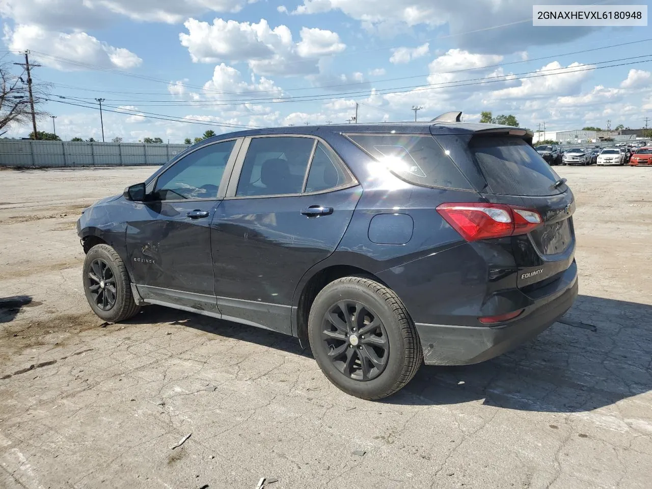 2020 Chevrolet Equinox Ls VIN: 2GNAXHEVXL6180948 Lot: 72274434