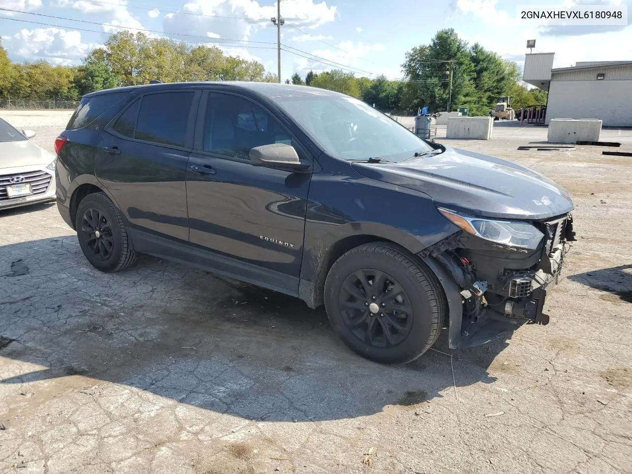 2020 Chevrolet Equinox Ls VIN: 2GNAXHEVXL6180948 Lot: 72274434