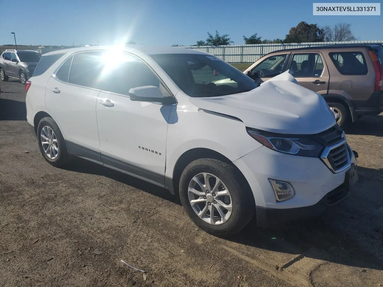 2020 Chevrolet Equinox Lt VIN: 3GNAXTEV5LL331371 Lot: 72366914