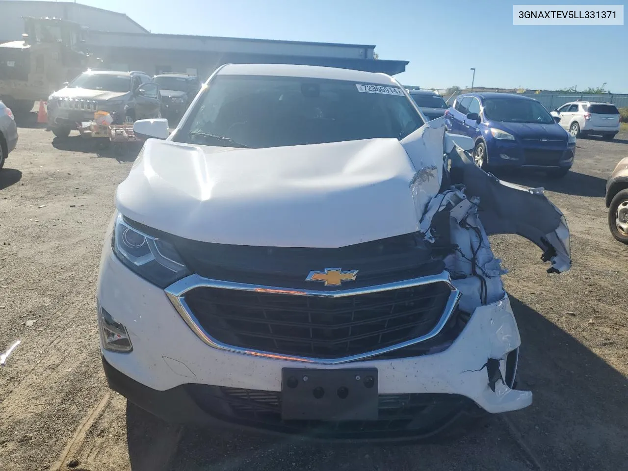 2020 Chevrolet Equinox Lt VIN: 3GNAXTEV5LL331371 Lot: 72366914