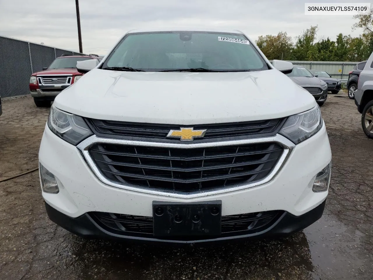 2020 Chevrolet Equinox Lt VIN: 3GNAXUEV7LS574109 Lot: 72398464