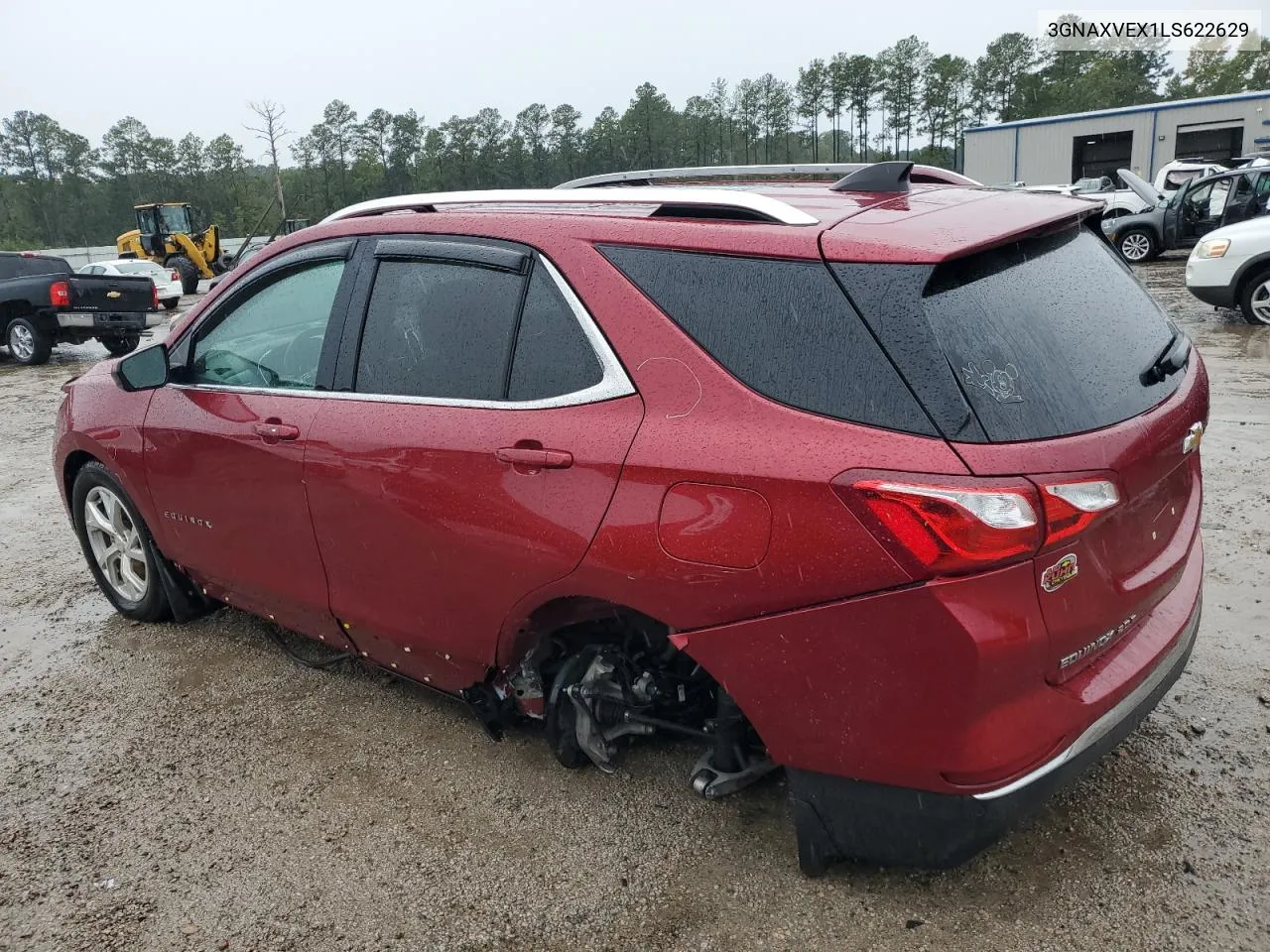 2020 Chevrolet Equinox Lt VIN: 3GNAXVEX1LS622629 Lot: 72408374