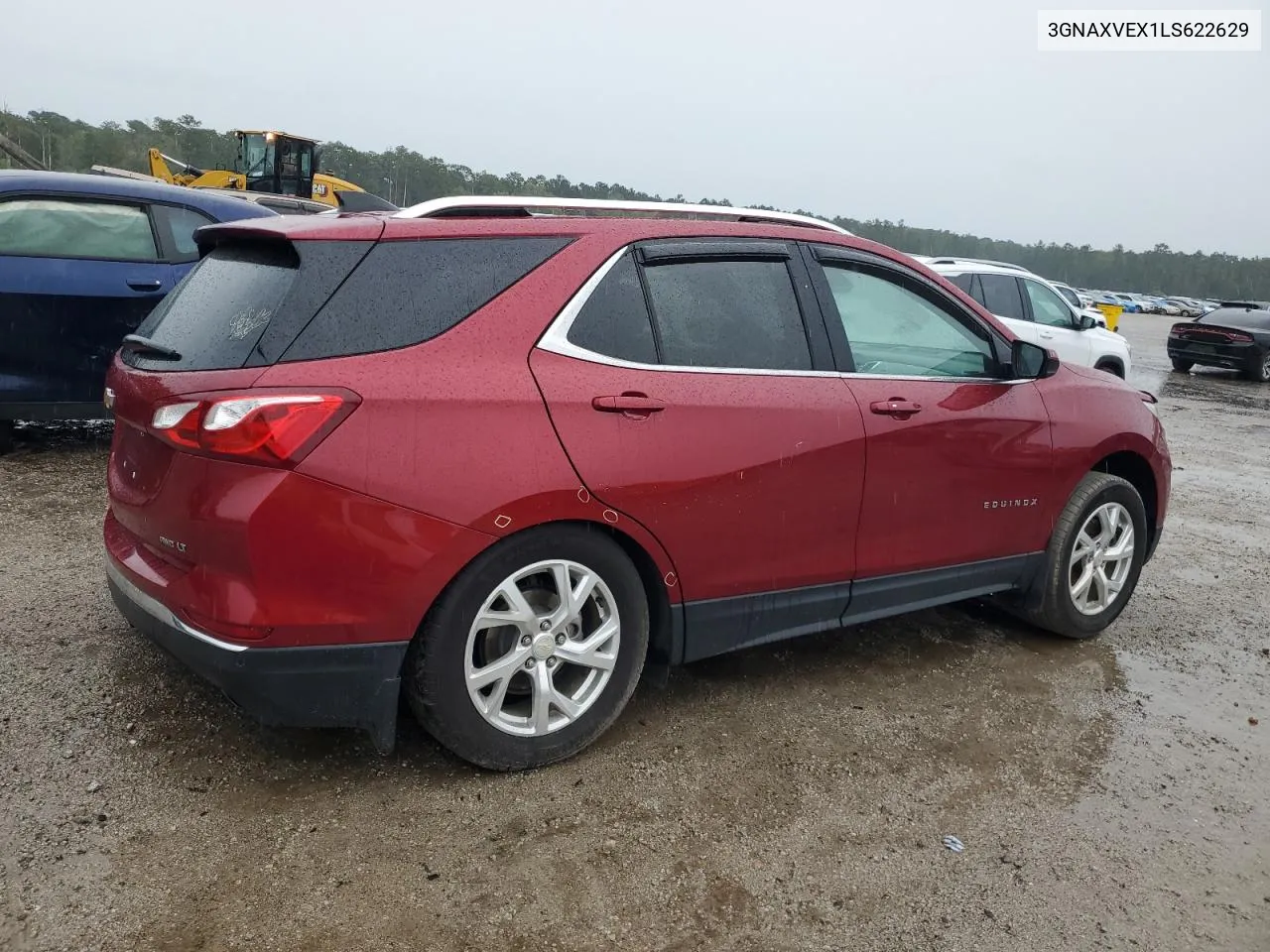 2020 Chevrolet Equinox Lt VIN: 3GNAXVEX1LS622629 Lot: 72408374