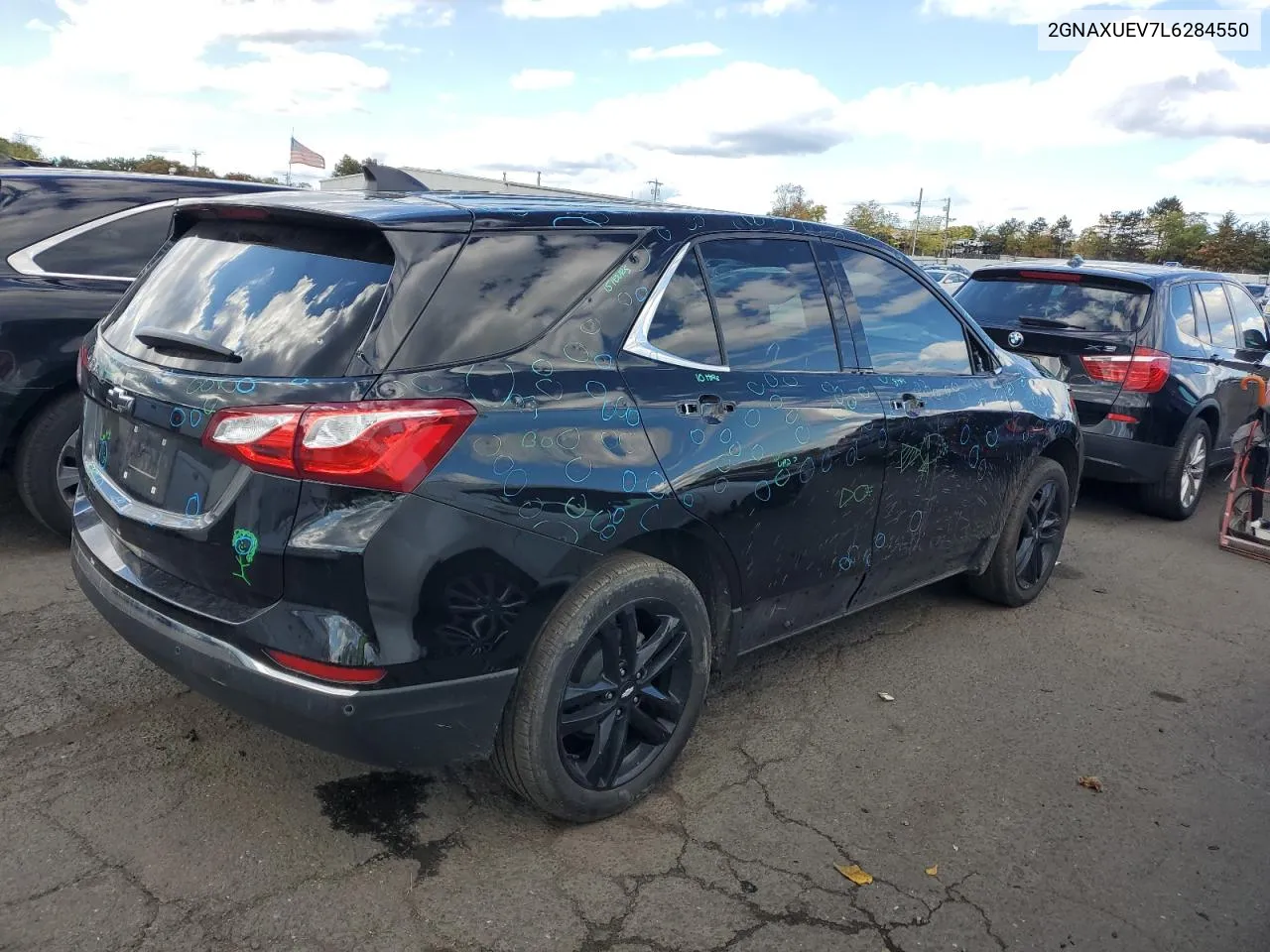 2020 Chevrolet Equinox Lt VIN: 2GNAXUEV7L6284550 Lot: 72426914