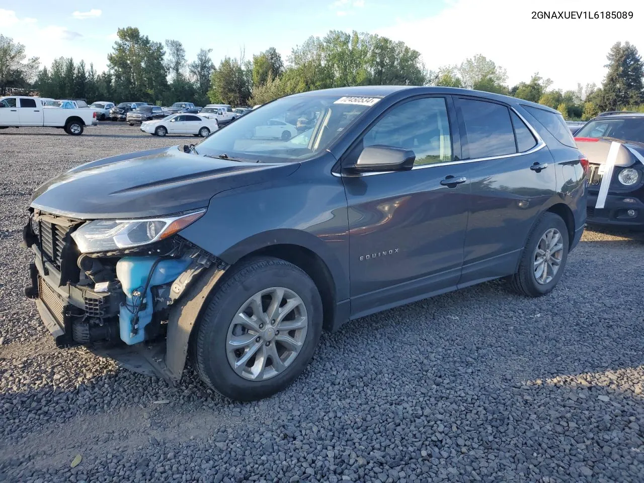 2020 Chevrolet Equinox Lt VIN: 2GNAXUEV1L6185089 Lot: 72450534