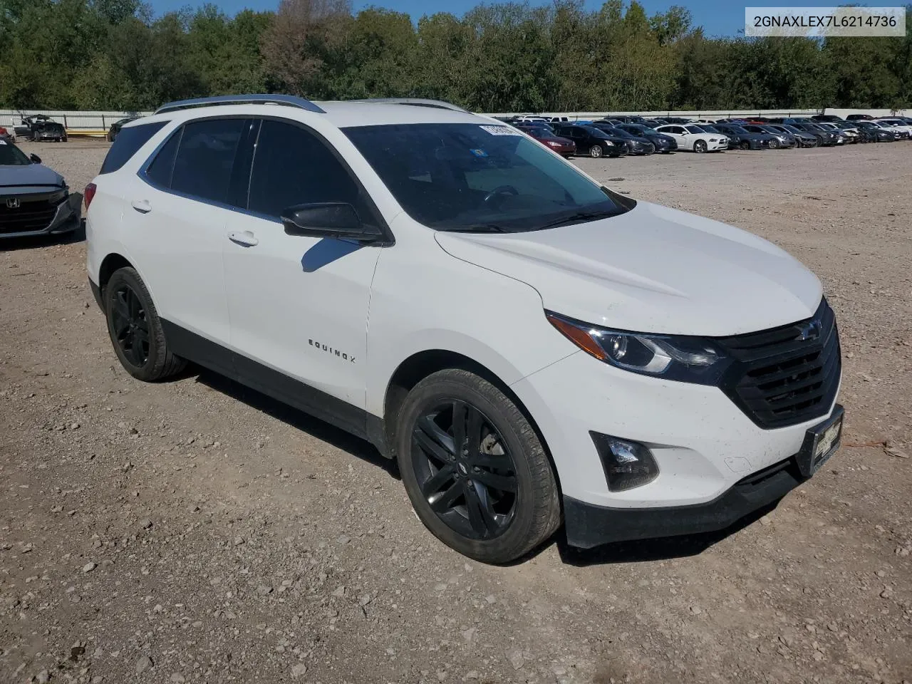 2020 Chevrolet Equinox Lt VIN: 2GNAXLEX7L6214736 Lot: 72456394