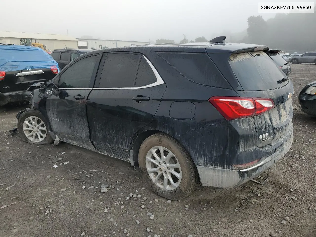 2020 Chevrolet Equinox Lt VIN: 2GNAXKEV7L6199860 Lot: 72563624