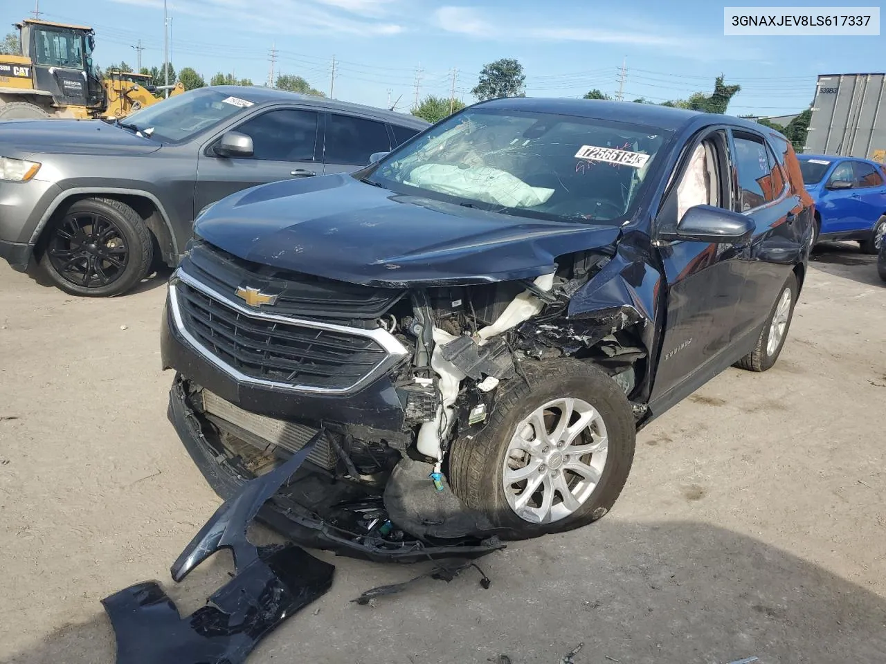 2020 Chevrolet Equinox Lt VIN: 3GNAXJEV8LS617337 Lot: 72566164