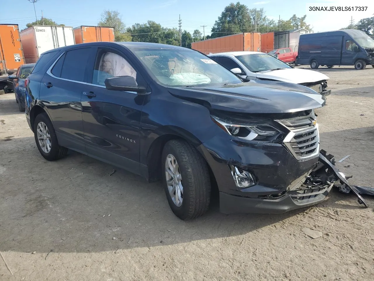 2020 Chevrolet Equinox Lt VIN: 3GNAXJEV8LS617337 Lot: 72566164