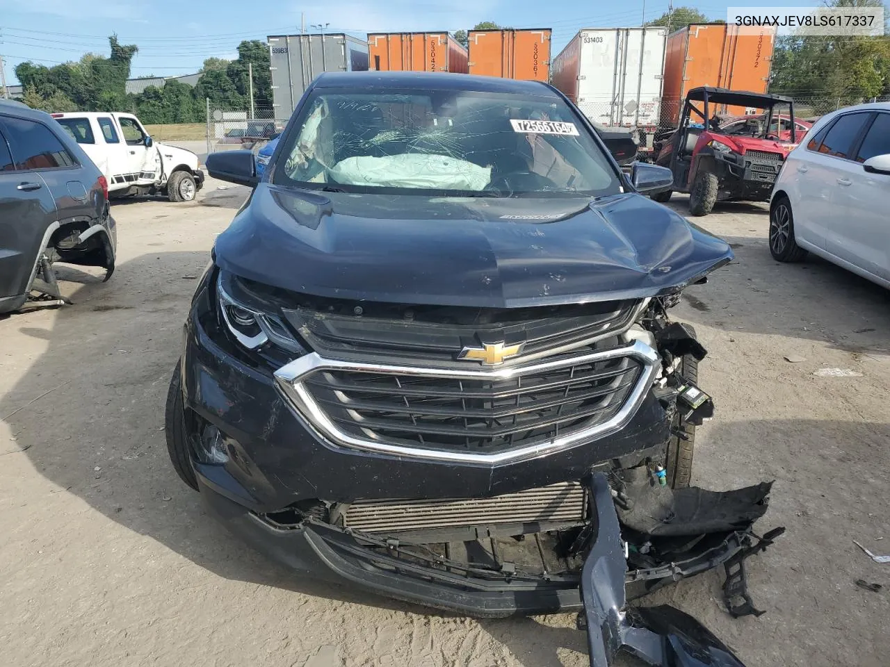 2020 Chevrolet Equinox Lt VIN: 3GNAXJEV8LS617337 Lot: 72566164